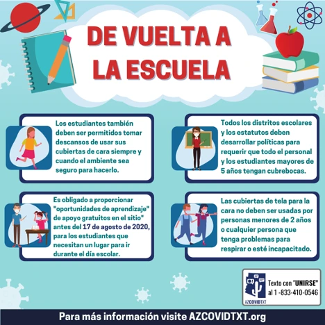 Spanish Graphic of Back to School